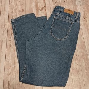 Denim Riders High Waist Straight Leg Jeans